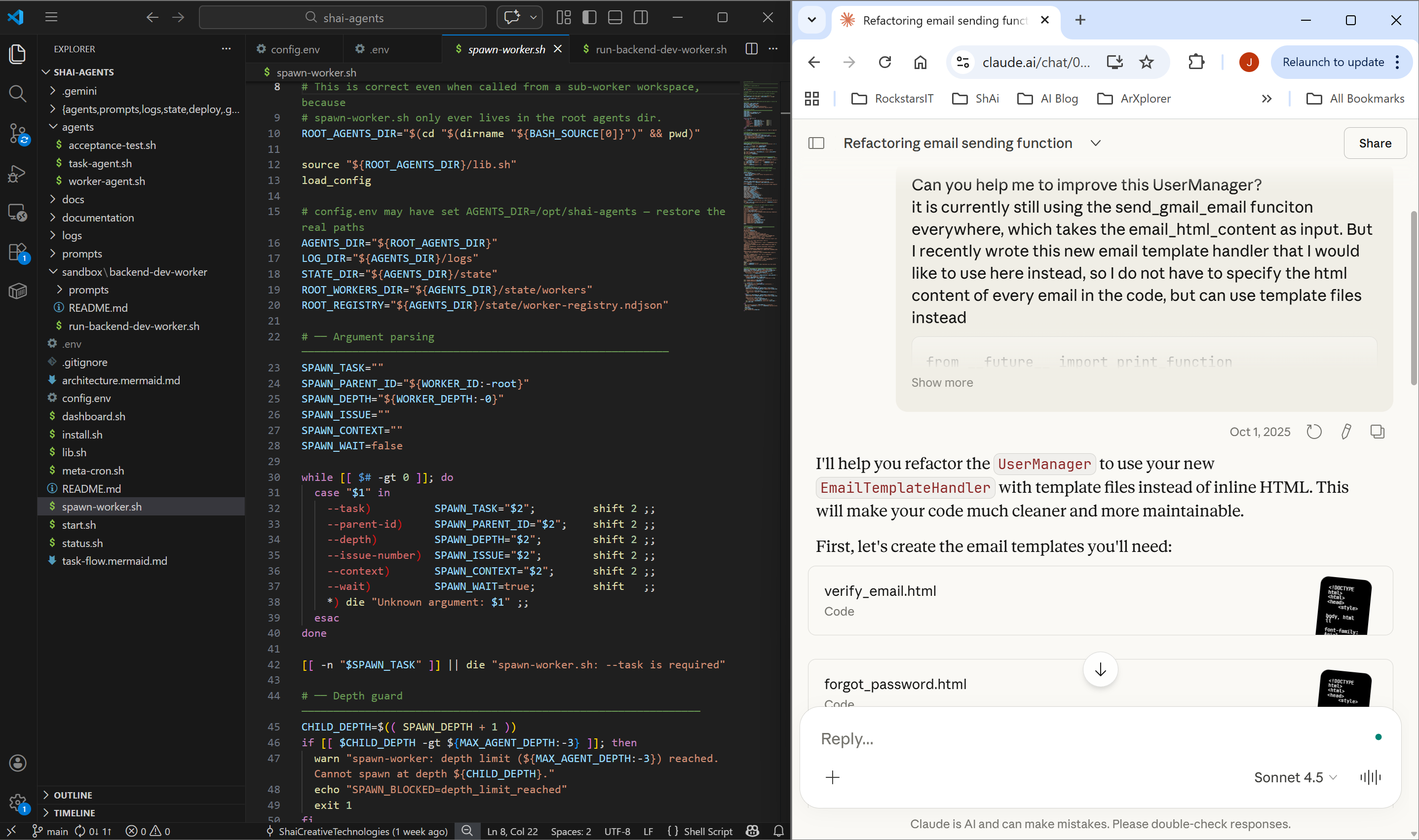 Back in 2022 I would mainly write code myself, and keep an LLM on the side to mainly talk to it about my project
